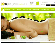 Tablet Screenshot of herboristerieenligne.com